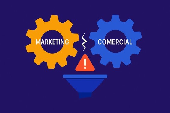 Erro 04 do Marketing para Software House: Não alinhar marketing com o comercial